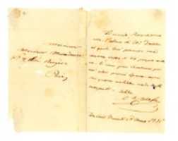 Free download Letter from Carafa to Mercadante (25 Marzo 1836) free photo or picture to be edited with GIMP online image editor