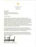 Free download Letter To Kim Jung Un by Donald Trump free photo or picture to be edited with GIMP online image editor
