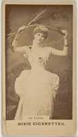 Free download Le Viere, from the Actors and Actresses series (N45, Type 7) for Dixie Cigarettes free photo or picture to be edited with GIMP online image editor