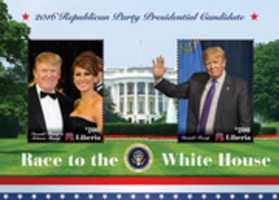 Free download Liberia honors President-Elect Donald Trump on a Postage Stamp free photo or picture to be edited with GIMP online image editor