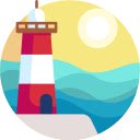 Lighthouse Over the Cliffs  screen for extension Chrome web store in OffiDocs Chromium