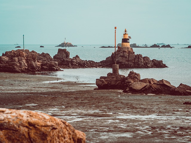 Free download lighthouse sea ile de brehat coast free picture to be edited with GIMP free online image editor