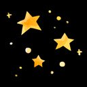 Lighting Stars  screen for extension Chrome web store in OffiDocs Chromium