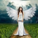 Lightning and angels  screen for extension Chrome web store in OffiDocs Chromium