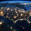 Lights of the USA from Space  screen for extension Chrome web store in OffiDocs Chromium