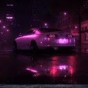Light up your browser with the Night Neon Supra live wallpaper  screen for extension Chrome web store in OffiDocs Chromium
