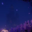 Lilac Field at Night A Minecraft Dreamscape!  screen for extension Chrome web store in OffiDocs Chromium
