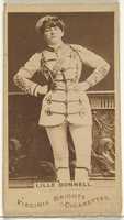 Free download Lille Donnell, from the Actors and Actresses series (N45, Type 1) for Virginia Brights Cigarettes free photo or picture to be edited with GIMP online image editor