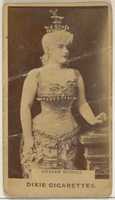 Free download Lillian Russell, from the Actors and Actresses series (N45, Type 7) for Dixie Cigarettes free photo or picture to be edited with GIMP online image editor