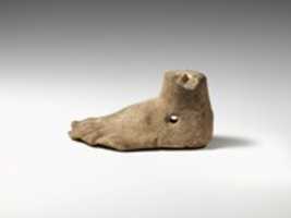 Free download Limestone foot (left) with suspension hole free photo or picture to be edited with GIMP online image editor