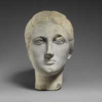 Free download Limestone funerary bust of a woman free photo or picture to be edited with GIMP online image editor