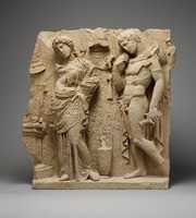 Free download Limestone funerary relief free photo or picture to be edited with GIMP online image editor