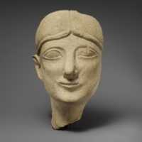 Free download Limestone head of a beardless male with a fillet free photo or picture to be edited with GIMP online image editor