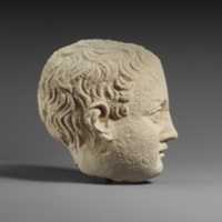 Free download Limestone head of a boy free photo or picture to be edited with GIMP online image editor
