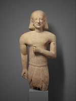 Free download Limestone male figure in Egyptian dress free photo or picture to be edited with GIMP online image editor