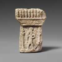 Free download Limestone naiskos with Egyptianizing decoration free photo or picture to be edited with GIMP online image editor