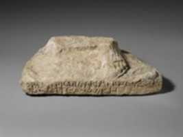 Free download Limestone plinth with the left foot of a statue of Zeus free photo or picture to be edited with GIMP online image editor