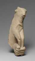 Free download Limestone statue fragment of a left hand holding a kid free photo or picture to be edited with GIMP online image editor