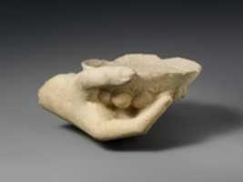 Free download Limestone statue fragment of a right hand holding a phiale (libation bowl) free photo or picture to be edited with GIMP online image editor
