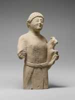 Free download Limestone statuette of a male votary (worshipper) free photo or picture to be edited with GIMP online image editor