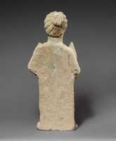 Free download Limestone statuette of Artemis (?) holding two torches free photo or picture to be edited with GIMP online image editor