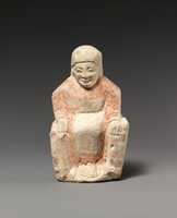 Free download Limestone statuette of a seated female figure free photo or picture to be edited with GIMP online image editor
