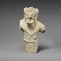 Free download Limestone statuette of bearded Herakles free photo or picture to be edited with GIMP online image editor