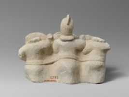 Free download Limestone statuette of the Triple Geryon free photo or picture to be edited with GIMP online image editor