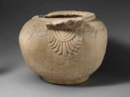 Free download Limestone votive krater (mixing bowl) free photo or picture to be edited with GIMP online image editor
