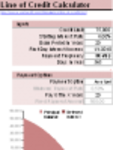 Gratis download Kredietcalculator DOC-, XLS- of PPT-sjabloon gratis te bewerken met LibreOffice online of OpenOffice Desktop online