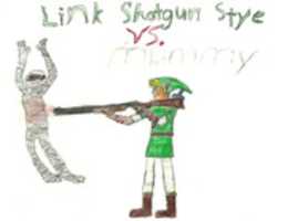Free download Link Shotgun Style vs. mummy free photo or picture to be edited with GIMP online image editor