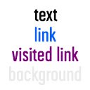 Link Text Color  screen for extension Chrome web store in OffiDocs Chromium