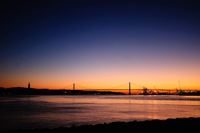 Free download lisbon ponte 25 de april bridge free picture to be edited with GIMP free online image editor
