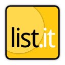 List.it-Bildschirm für die Erweiterung Chrome Web Store in OffiDocs Chromium