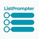 ListPrompter  screen for extension Chrome web store in OffiDocs Chromium