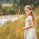 Little girl on the riverbank  screen for extension Chrome web store in OffiDocs Chromium