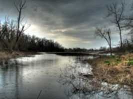 Free download Little Lake In The Rain free photo or picture to be edited with GIMP online image editor