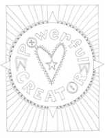 Free download LivingRoom Colouring Page - Powerful Creator By Mary Krohnert free photo or picture to be edited with GIMP online image editor