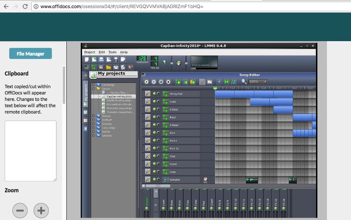 Editor de música - LMMS MultiMedia Studio