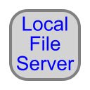 Local File Server  screen for extension Chrome web store in OffiDocs Chromium
