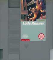 Free download Lode Runner [NES-LO-USA] (Nintendo NES) - Cart Scans free photo or picture to be edited with GIMP online image editor
