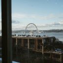 London Eye Seen from Building Window  screen for extension Chrome web store in OffiDocs Chromium
