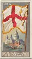 Free download London, from the City Flags series (N6) for Allen & Ginter Cigarettes Brands free photo or picture to be edited with GIMP online image editor