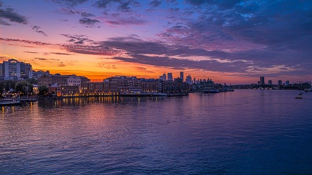 Free download london sunrise england city sky free picture to be edited with GIMP free online image editor