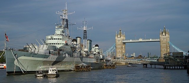 Kostenloser Download London Thames hms Belfast Tower Kostenloses Bild, das mit dem kostenlosen Online-Bildeditor GIMP bearbeitet werden kann