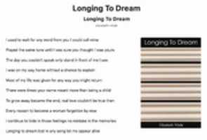 Libreng download Longing To Dream libreng larawan o larawan na ie-edit gamit ang GIMP online image editor