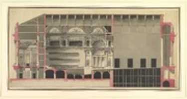 Free download Longitudinal Section of a Theatre free photo or picture to be edited with GIMP online image editor
