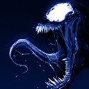 Long tongue of blue Venom (ART) 1920X1080 HD  screen for extension Chrome web store in OffiDocs Chromium