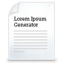 Lorem ipsum generator (using keyboard only)  screen for extension Chrome web store in OffiDocs Chromium