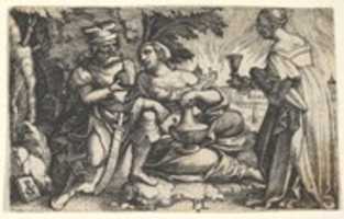 Free download Lot and His Daughters, from Scenes from the Old Testament free photo or picture to be edited with GIMP online image editor